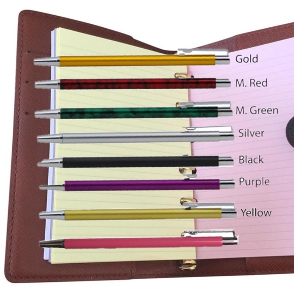 Insert Pen FITS Louis Vuitton 6 Ring Agenda + Insert Organizer Paper 100 Sheets - Picture 2 of 8